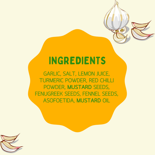 Spicy garlic pickle gourmet artisanal fermented garlic